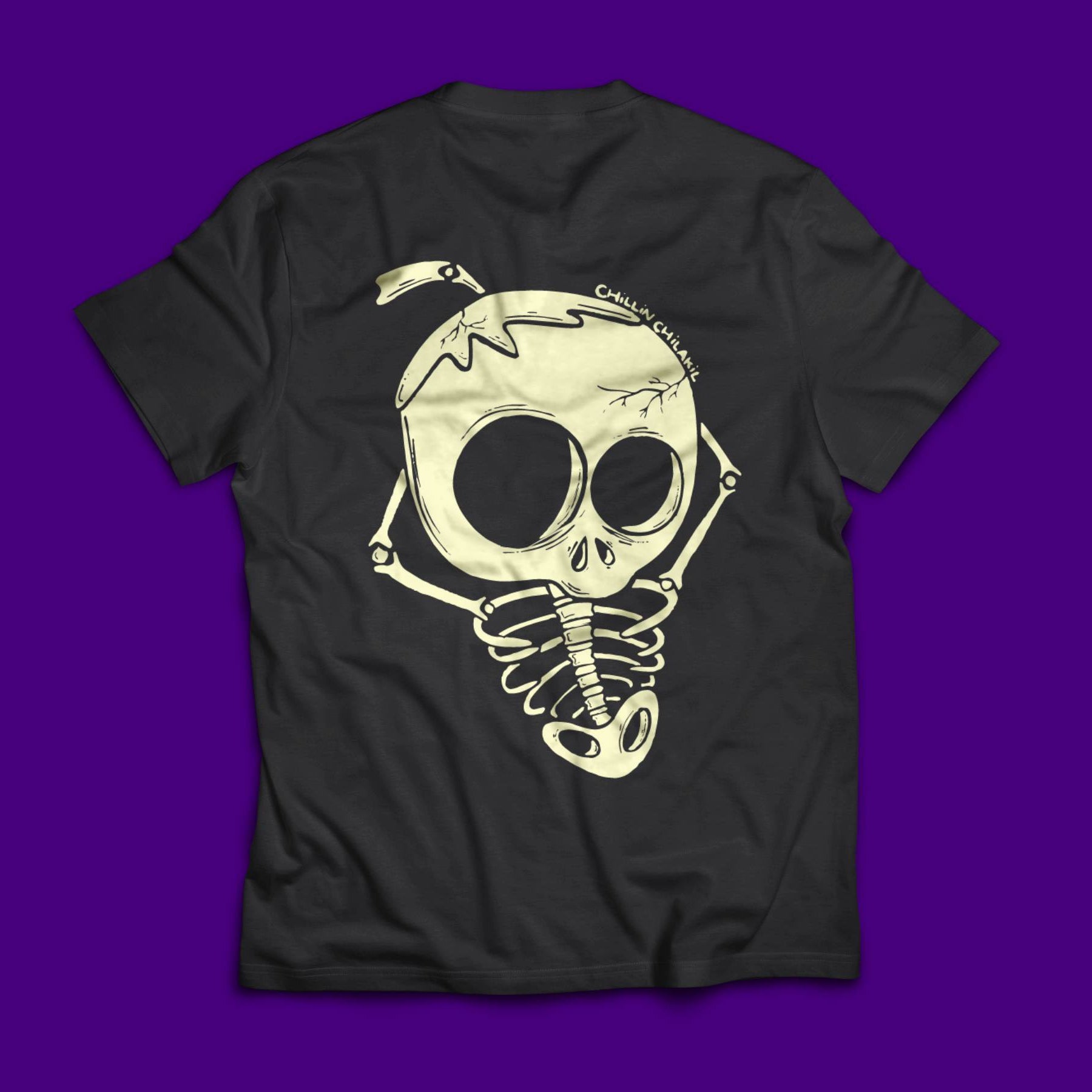 Playera Chillin Skeleton